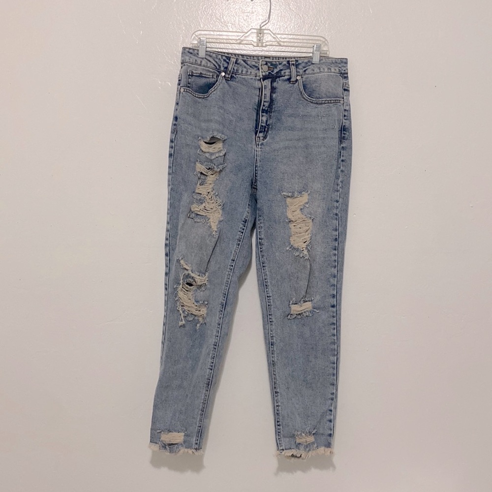 Flame pocket jeans